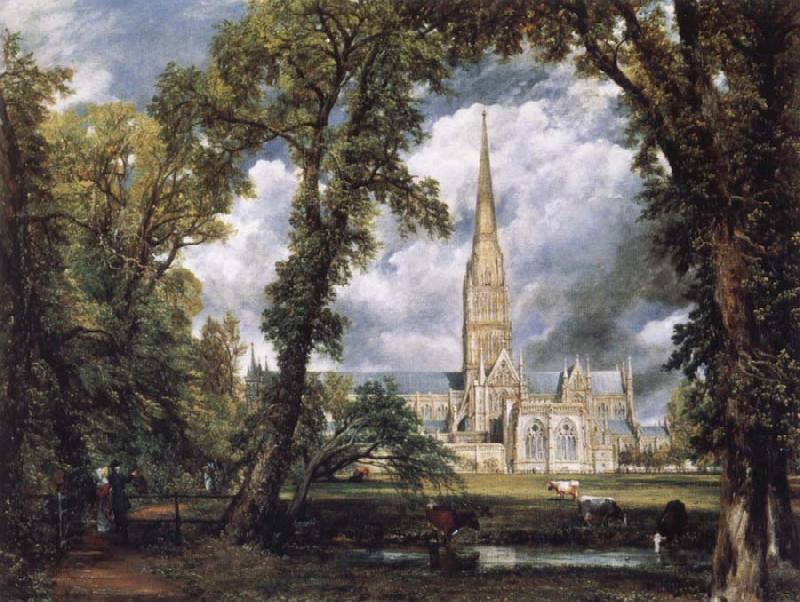 John Constable Salisbury Cathedral from the Bishop-s Grounds oil painting picture